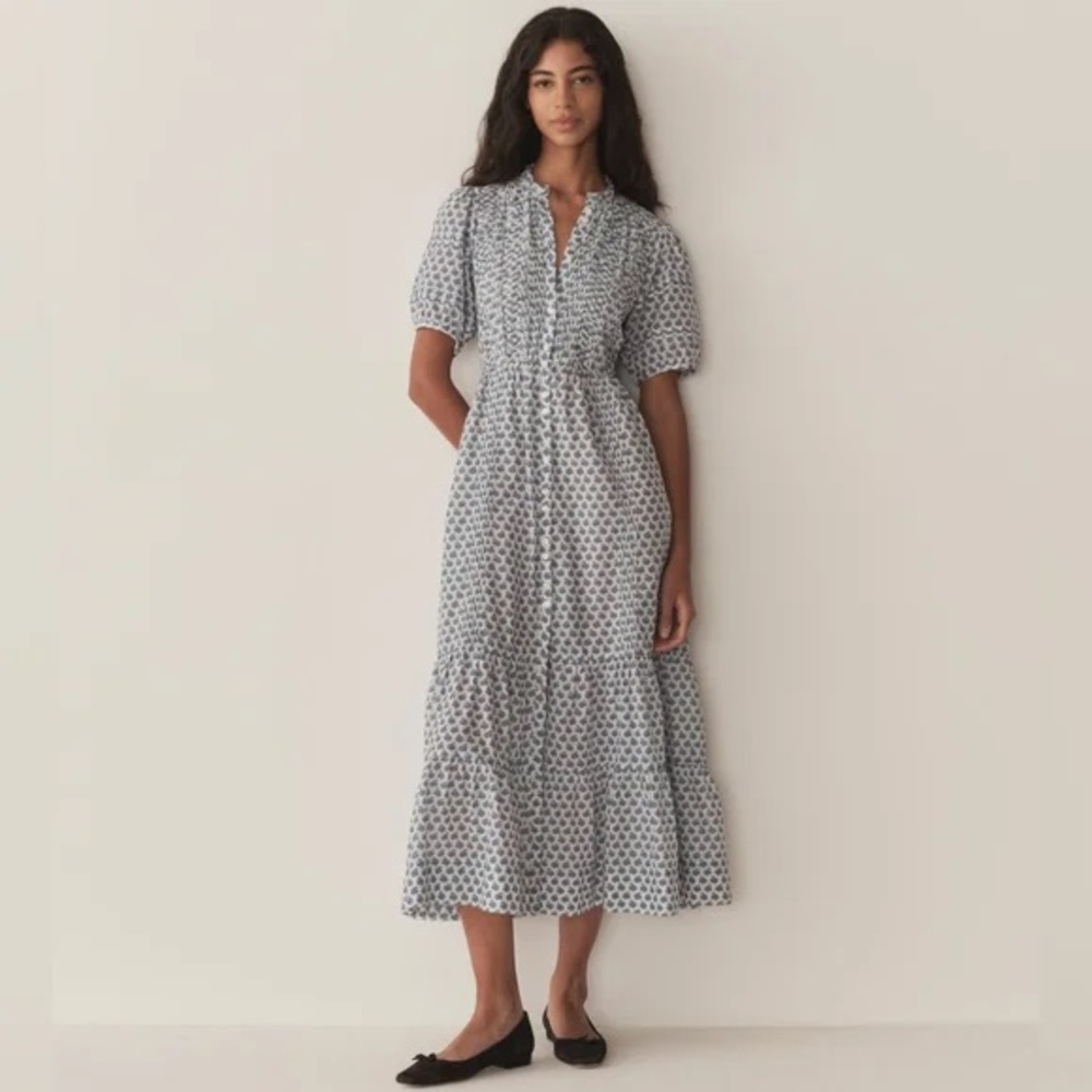 Haleigh Dress in Dahlia Ditzy